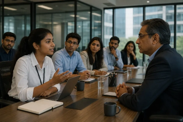 Corporate boardroom