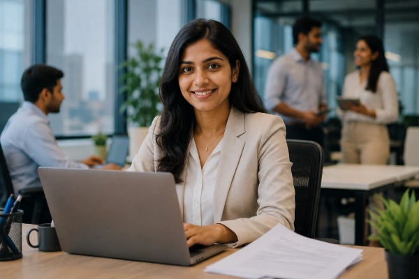 Resume on desk